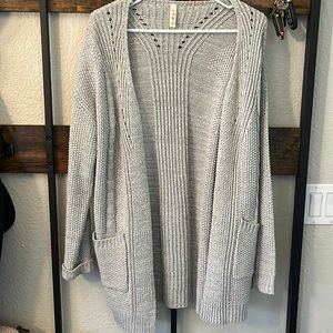 Cozy Light Gray knit sweater